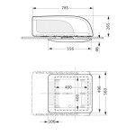 Klimatizace střešní Truma Aventa Compact (1,7 kW, 230V, bílá, ultra lehká)