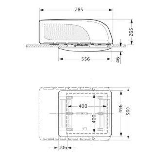 Klimatizace střešní Truma Aventa Compact (1,7 kW, 230V, bílá, ultra lehká)