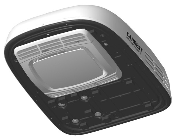 Klimatizace střešní Carbest CoolSky 2600W (2,6 kW, 230V, s funkcí topení, černá)