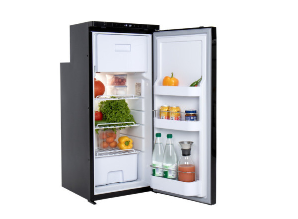 Vestavná kompresorová chladnička LR90L, 12V / 24V, objem 91,4 l, černá kartáčovaná