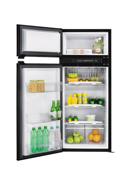 Chladnička absorpční Thetford N4145E+ 141 l (12V / 230V / plyn, černá, ploché dveře)
