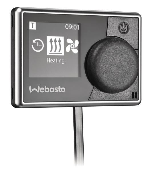 Ovladač digitální Webasto MultiControl HD s TFT displejem a časovačem (černý)