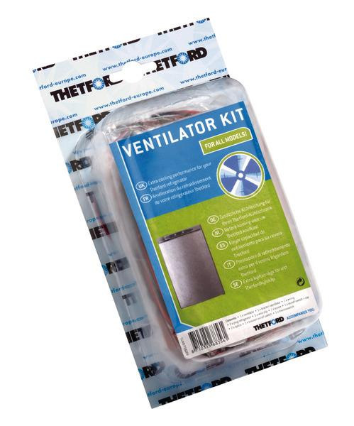 Ventilátor Thetford doplňková chladicí sada pro absorpční chladničky včetně kabeláže a termostatu 12 V