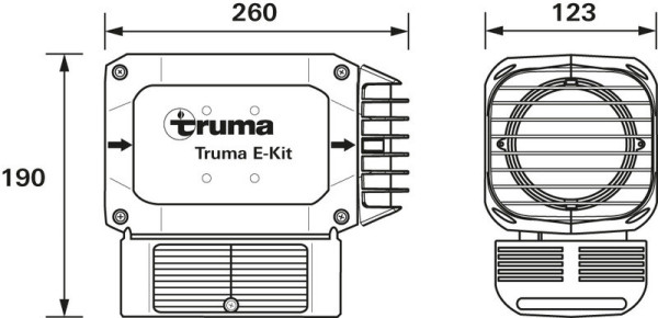 Topení přídavné elektrické Truma VarioHeat E-Kit
