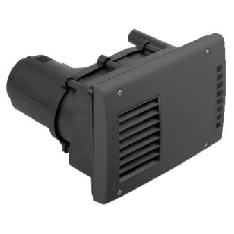 Nástěnný odtahový komín s ventilátorem pro naftová topení Truma Combi D, antracit