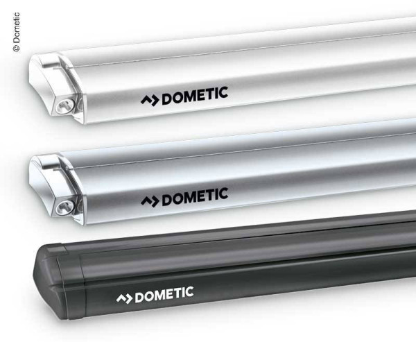 Markýza střešní kazetová Dometic PerfectRoof PR 2000 4,0 m (pouzdro bílé, plátno Horizon Grey, výsuv 2,5 m)