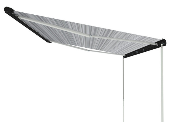 Markýza střešní kazetová Fiamma F80s 3,4 m (černé pouzdro, královská šedá, výsuv 2,5 m)
