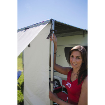 Sáčková markýza Fiamma Caravanstore XL 235 (šedá Royal Grey, světle šedé pouzdro)