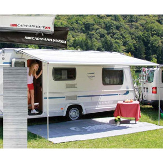 Markýza v pouzdře Fiamma Caravanstore 310 XL, Royal Grey, černé pouzdro