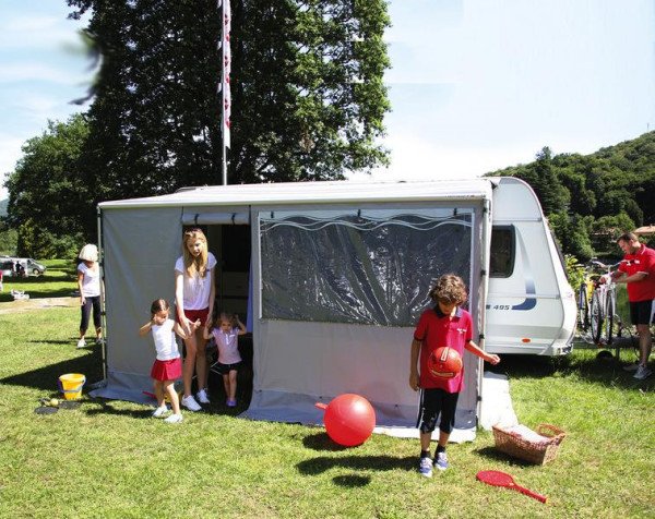 Přední panel Fiamma Blocker / Sun View Light 130 s oknem pro markýzy Caravanstore / Caravanstore XL (130 cm, polyester)