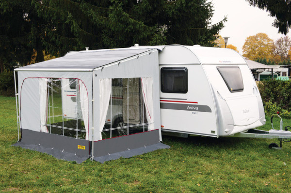 Předstan Villa Store XL Caravan Set pro markýzu Fiamma Caravanstore 410XL (přední díl, boční díl, závěsy, 385 × 240 cm)