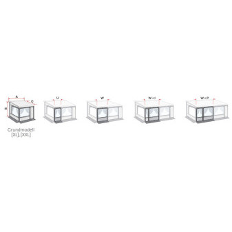 Stanový předstan k markýze Fiamma Privacy Room F80L 300 cm (výsuv 275 cm, model XL)