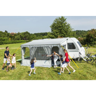 Sáčková markýza Fiamma Caravanstore ZIP, 5,0 m (plátno Královská šedá)