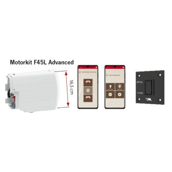 Motorová sada 12 V Fiamma Motor Kit Advanced pro F45L, polární bílá