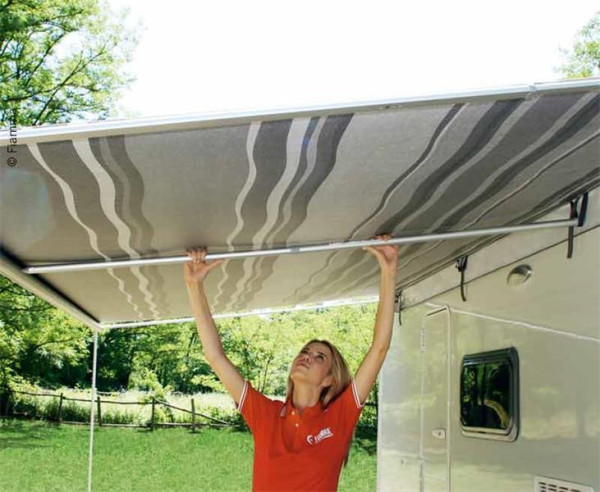 Vzpěra střešní vypínací Fiamma Rafter Caravanstore XL hliníková pro sáčkové markýzy s výsuvem 250 cm