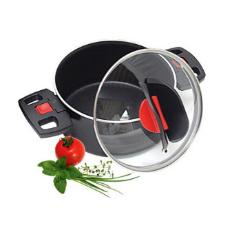 Hrnec kempingový Excluxive O16cm, černý, bez pokličky