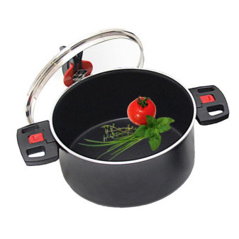 Hrnec kempingový Exclusive O24cm, černý, bez pokličky