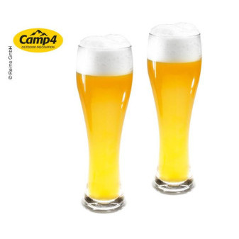 Sklenice kempingové CAMP4 Estella, 500 ml, sada 2ks