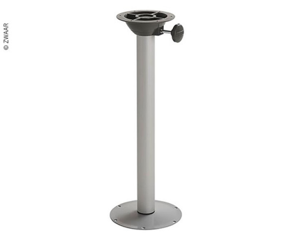 Sloupek stolní hliníkový Quick Release 680 mm, průměr 60 mm, pevná výška, šedý