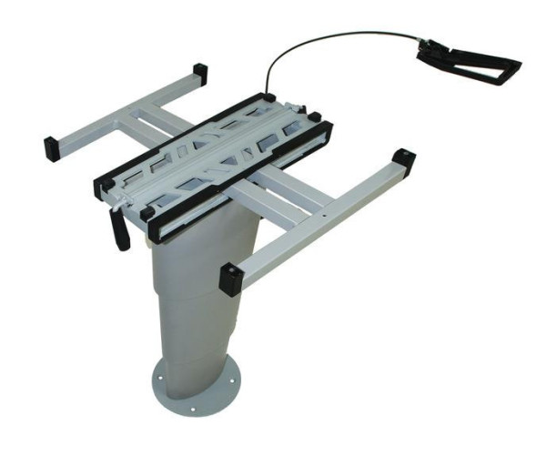 Jednosloupová výškově nastavitelná stolová noha Primero Comfort (345–705 mm, s posuvem desky)