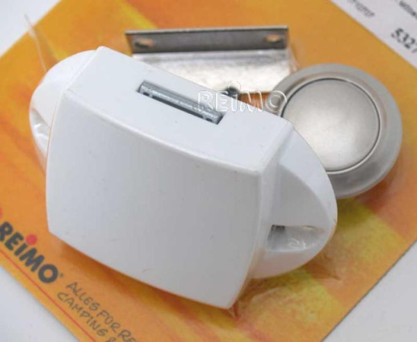 Zámek nábytkový Push Lock jednostranný (matný nikl / stříbrný, pro tloušťku desky 15 mm, balení 50 ks)