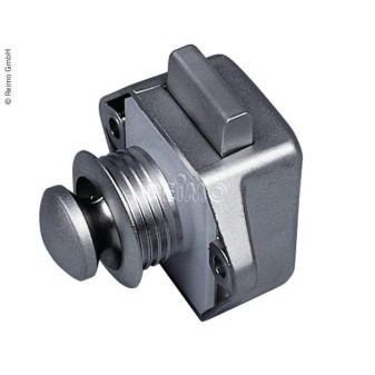 Sada nábytkových zámků Push-Lock Mini (poniklovaný mat, balení 50 ks)