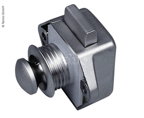 Sada nábytkových zámků Push-Lock Mini (poniklovaný mat, balení 50 ks)