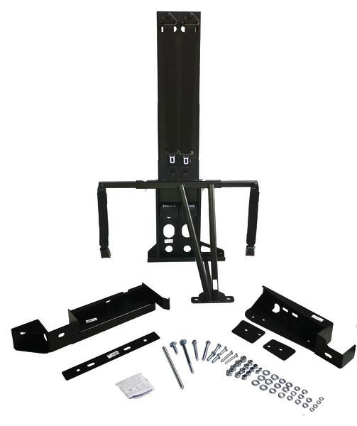 Bezpečnostní kotevní konstrukce se 3bodovými pásy Aguti Standard Kit pro Renault Master (výška 1264,5 mm, homologovaný gurtbock pro 2 osoby)