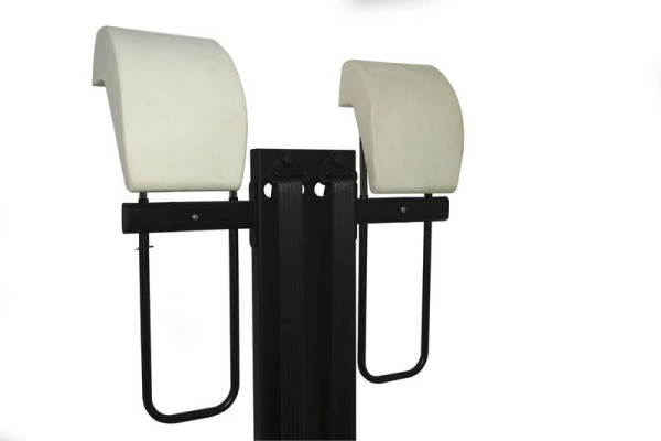 Sada opěrek hlavy zaoblených s upevňovací deskou (2 ks, rozteč 158 mm)