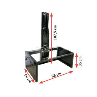 Kotevní rám pro bezpečnostní pásy Sportscraft (šířka 880 mm, pro Ducato/Boxer/Jumper, homologace M1)