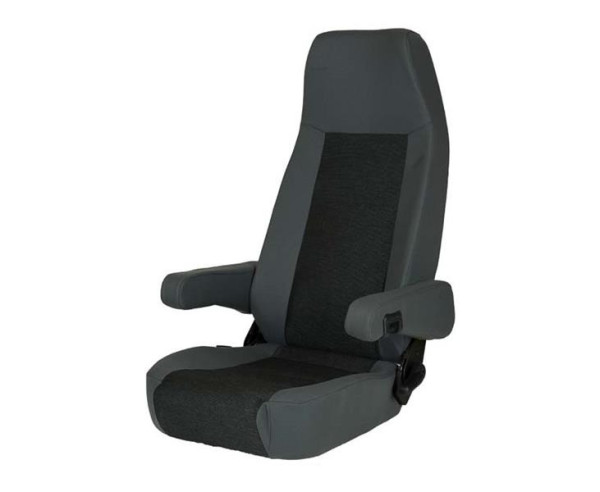 Ergonomické sedadlo do dodávky Carbest Vansitz S5.1 – Tavoc 2 (šedo-černá)