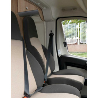 Sedadlo jednozónové otočné 550 mm pro Ducato X250 (nastavitelná záda, dvoubarevné, M1)