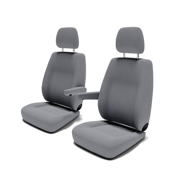 Sada potahů na přední sedadla, tmavě šedá
