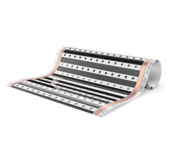 Fólie topná podlahová Ebeco 43 cm × 5 m (nízkoprofilová vyhřívací fólie pro podlahové temperování karavanů a obytných vozů, tloušťka 0,3 mm)