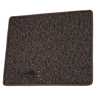 Koberec vyhřívaný 230 V / 50 W, 60 × 70 cm (hnědý)