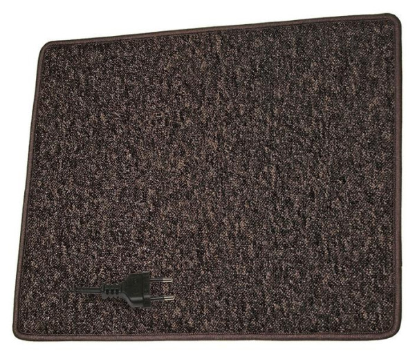 Koberec vyhřívaný 230 V / 50 W, 60 × 70 cm (hnědý)
