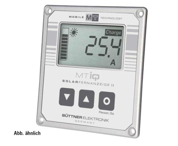 Displej solární dálkový LCD Solar Fernanzeige III (černý, s kabelem 5 m)