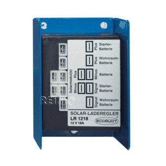 Regulátor solární nabíjecí Schaudt LR 1218 12 V / 220 W (pro 2 baterie, max. 18 A, PWM)