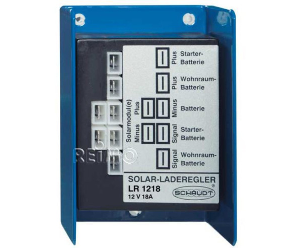 Regulátor solární nabíjecí Schaudt LR 1218 12 V / 220 W (pro 2 baterie, max. 18 A, PWM)