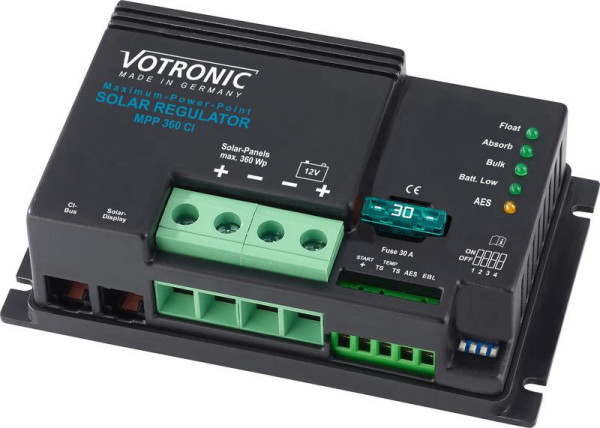Regulátor solární Votronic MPP 360 CI (12 V, 360 Wp, 26 A)