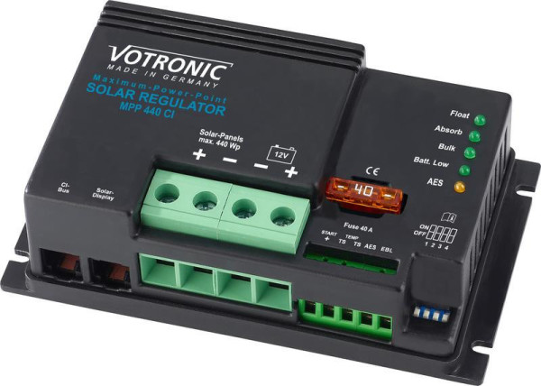 Regulátor solární Votronic MPP 440 CI s rozhraním CI-Bus (12 V, 440 Wp, 32 A)