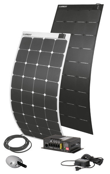 Solární flexibilní sada Carbest Power Panel Flex 110 W s MPPT regulátorem (1095 × 540 × 3 mm)
