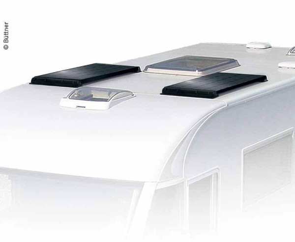 Solární systém Büttner Elektronik MT 75 MC-S Black Line, kompletní sady pro karavany, 75 W