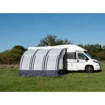 Nafukovací předstan pro obytné vozy CASA AIR II, 390 × 250 cm (montážní výška 260–280 cm, duální keder)