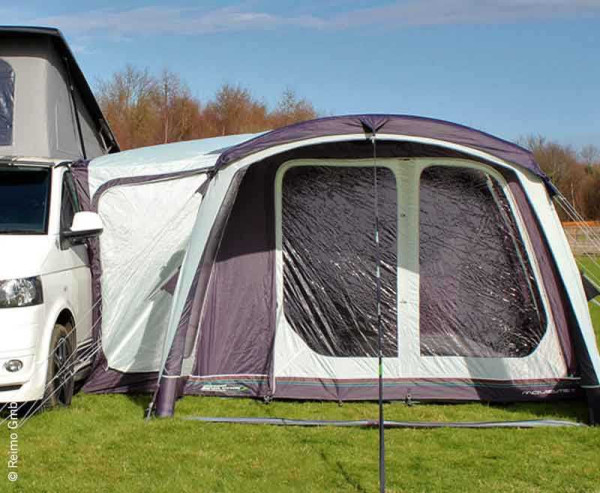 Předstan k dodávce Outdoor Revolution Movelite 4 Low (nafukovací, pro montážní výšku 180–210 cm, rozměry 310 × 495 cm)