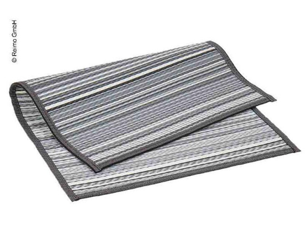 Koberec stanový Villa Stripes pod markýzu a do předstanu, rozměr 250 × 600 cm, gramáž 400 g/m², pruhovaný vzor, oboustranný, včetně přepravní tašky