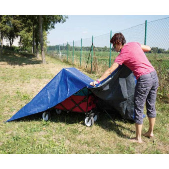 Plachta krycí víceúčelová nepromokavá 400 x 500 cm modrá Reimo Tent Technology