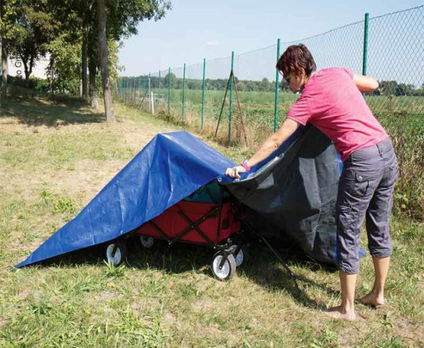 Plachta krycí víceúčelová nepromokavá 400 x 500 cm modrá Reimo Tent Technology