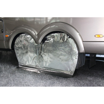 Obal ochranný na pneumatiku reflexní rozměry 740 × 225 mm pro kola velikosti 17 palců Hindermann