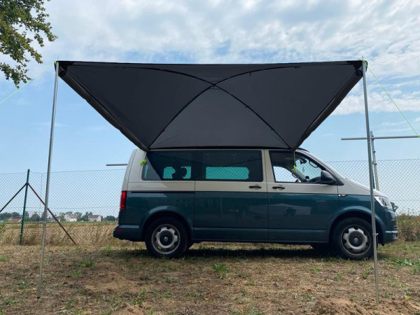 Sluneční plachta Mauritius Premium (300 × 300 cm, antracit)